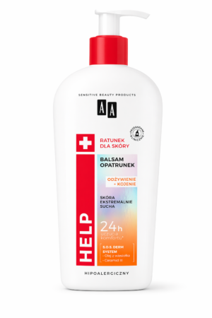 AA Help balsam opatrunek do ciała odżywienie dla skóry ekstremalnie suchej 400 ml