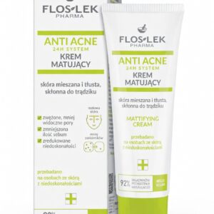 Floslek AntiAcne - Krem matujący skóra mieszana i tłusta, skłonna do trądziku 50 ml