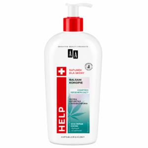 AA Help Natural balsam do ciała regeneracja dla skóry suchej Cannabis 400 ml